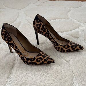 Sam Edelman Leopard Print Heels